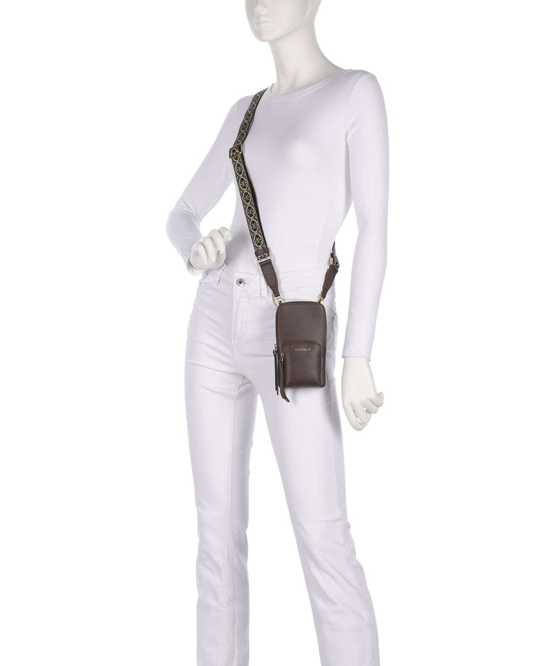 Coccinelle Pixie Phone bag brunette