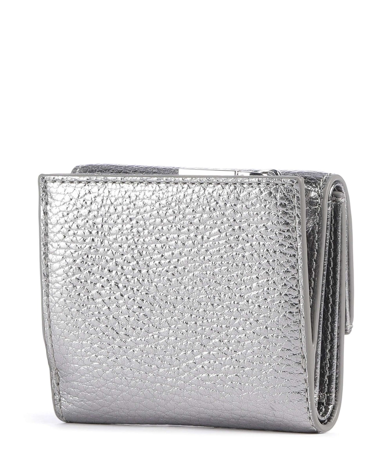 Coccinelle Metallic Soft RFID Wallet steel