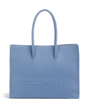 Coccinelle Myrtha Maxi Logo Shopper azul