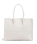 Coccinelle Myrtha Maxi Logo Shopper blanco