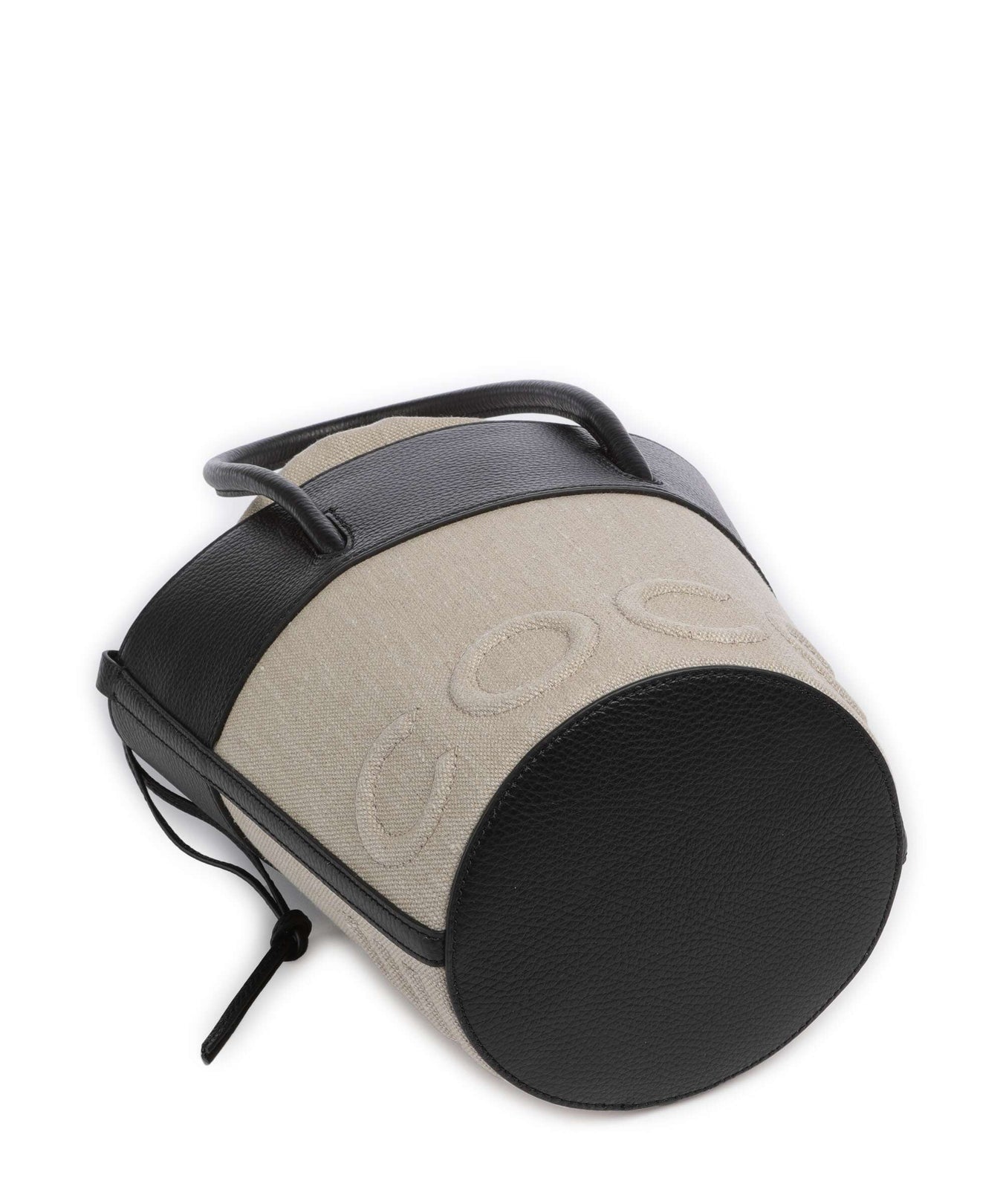 Coccinelle Myrtha Canvas Bucket bag natural/noir