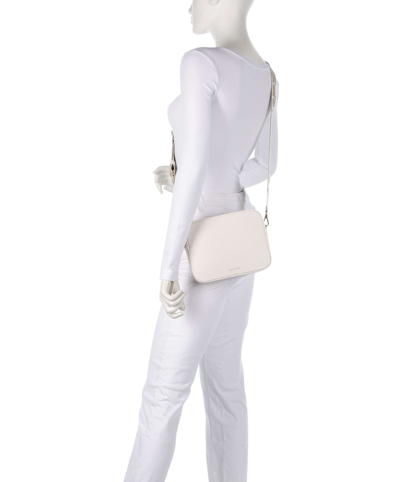 Coccinelle Tebe Crossbody bag blanco