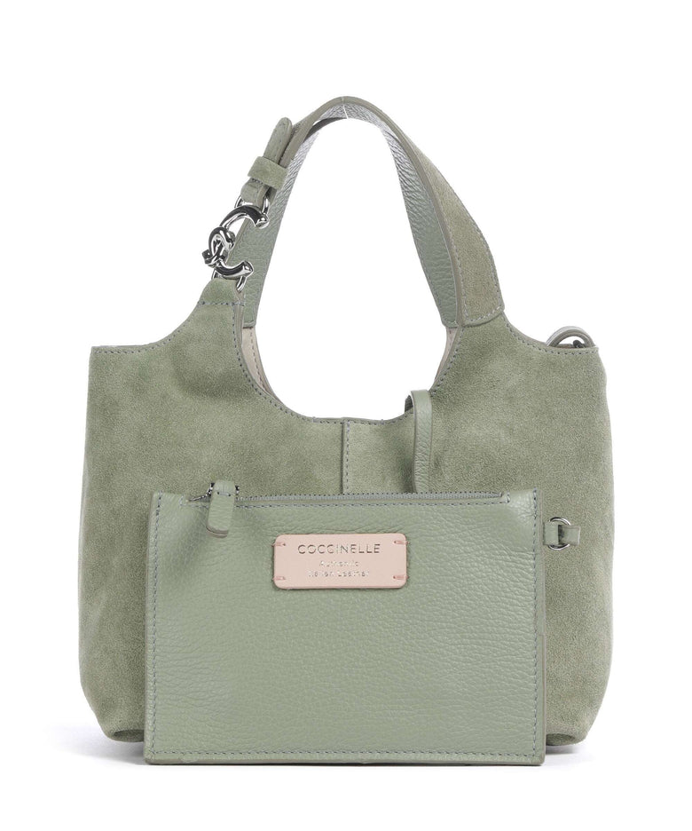 Coccinelle C-Easy Suede Handbag greenery