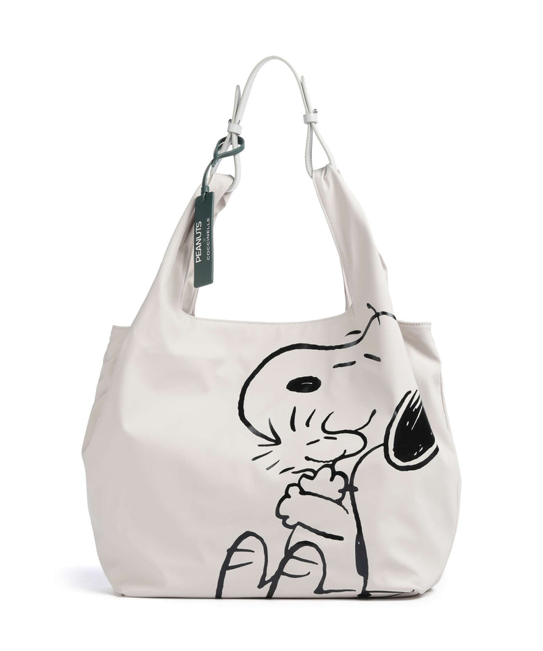 Coccinelle Coccinelle x Peanuts Hobo bag snow