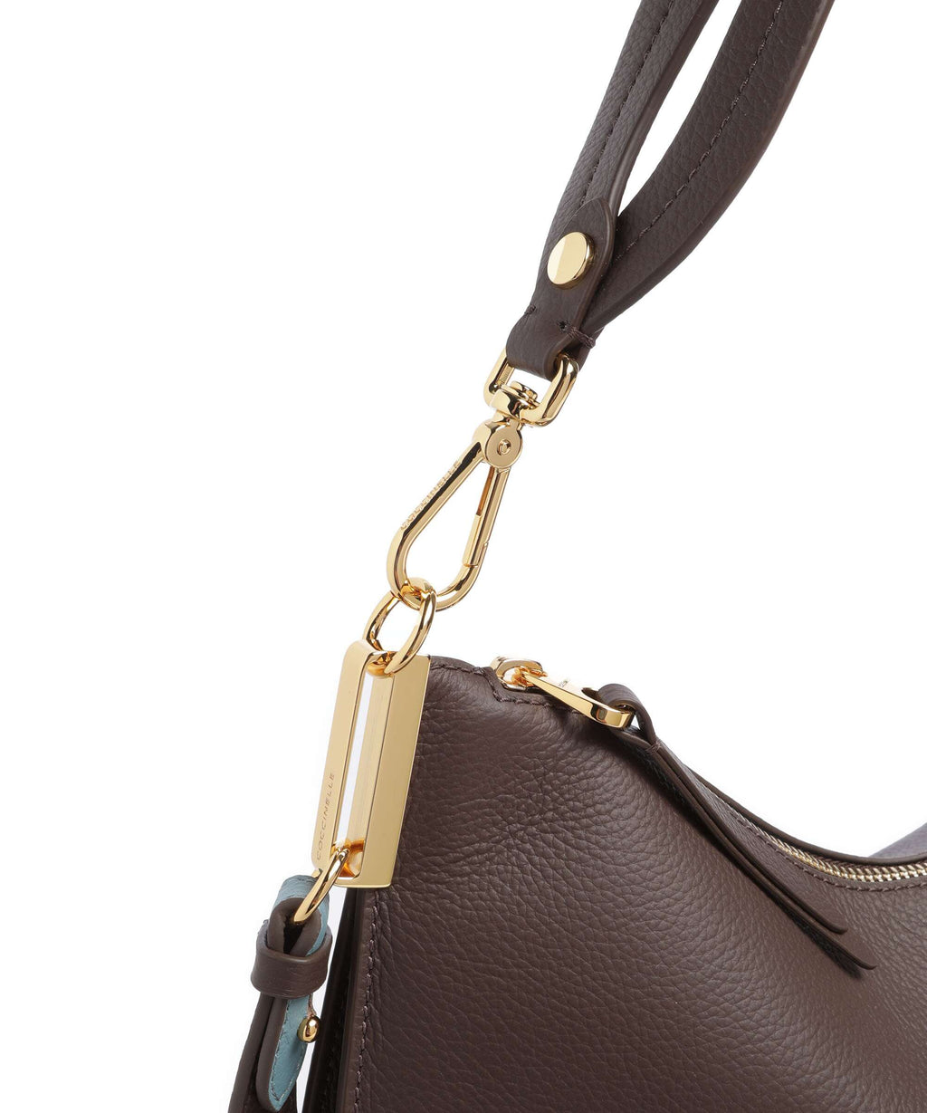 Coccinelle Sunup Hobo bag brunet/arctic blue