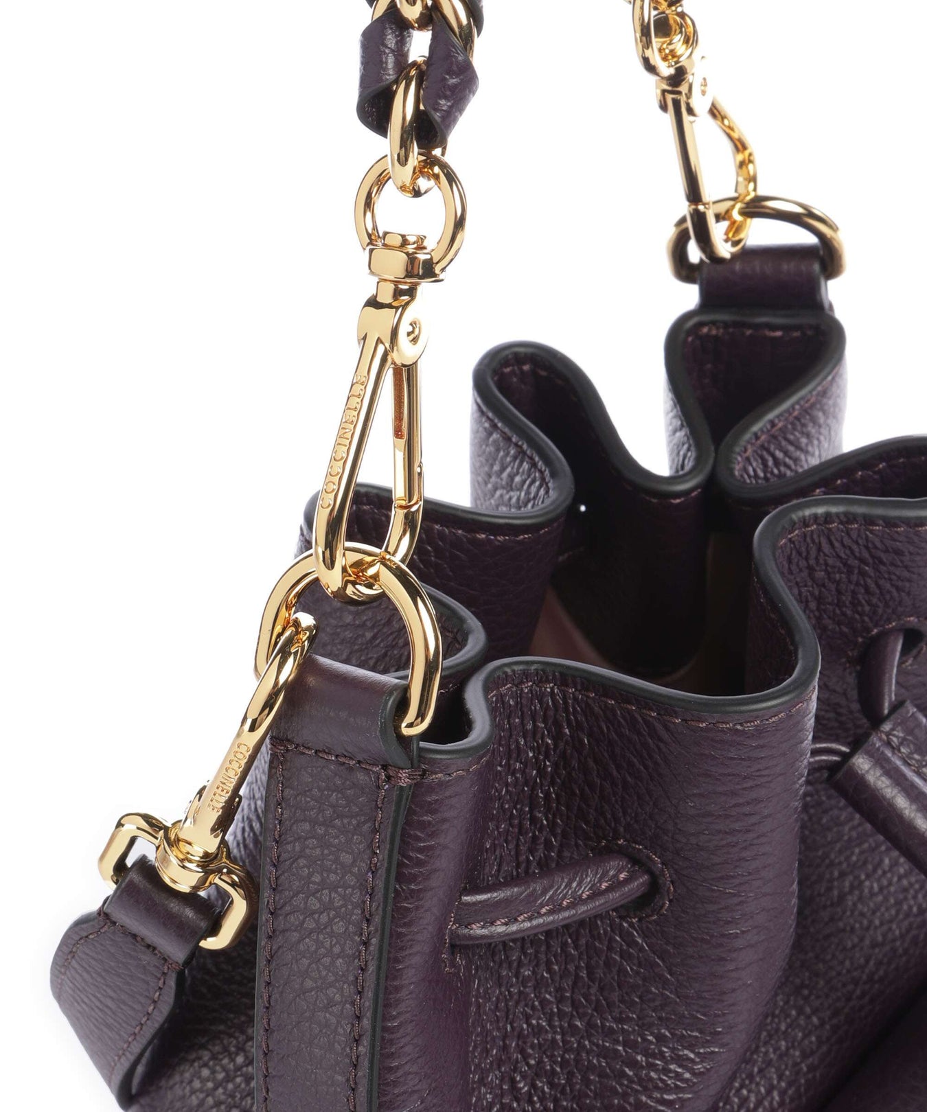 Coccinelle Beat Generation Bucket bag prune