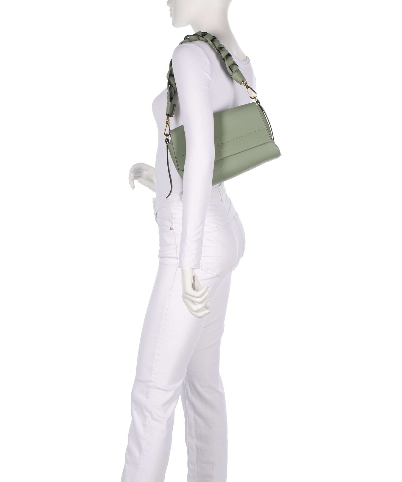 Coccinelle Boheme Grana Double Shoulder bag greenery/rosett