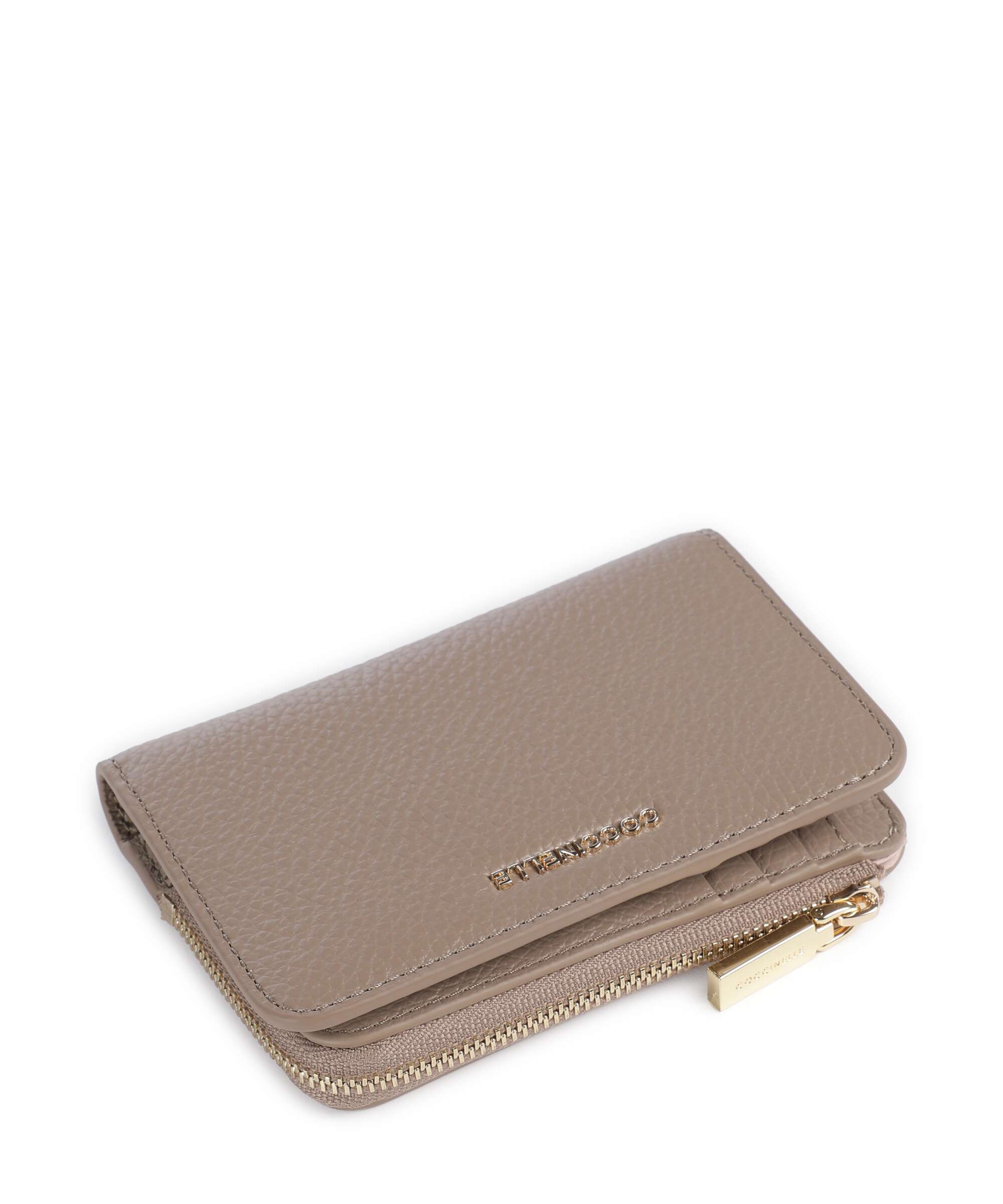 Coccinelle Metallic Soft Wallet warm taupe