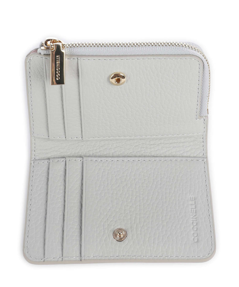 Coccinelle Metallic Soft Wallet snow