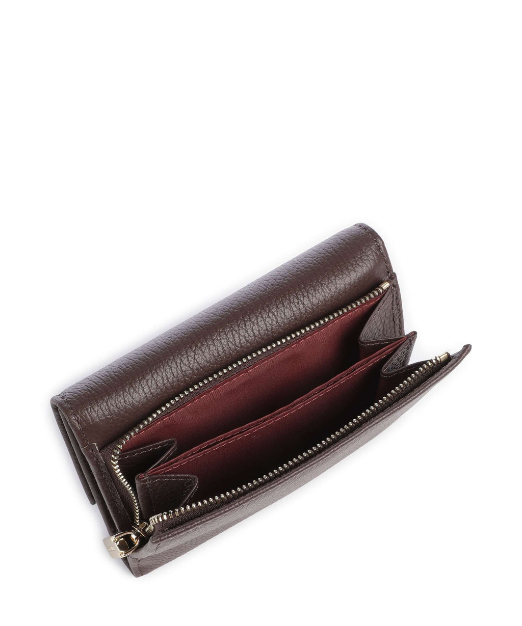 Coccinelle Metallic Soft RFID Wallet brunette