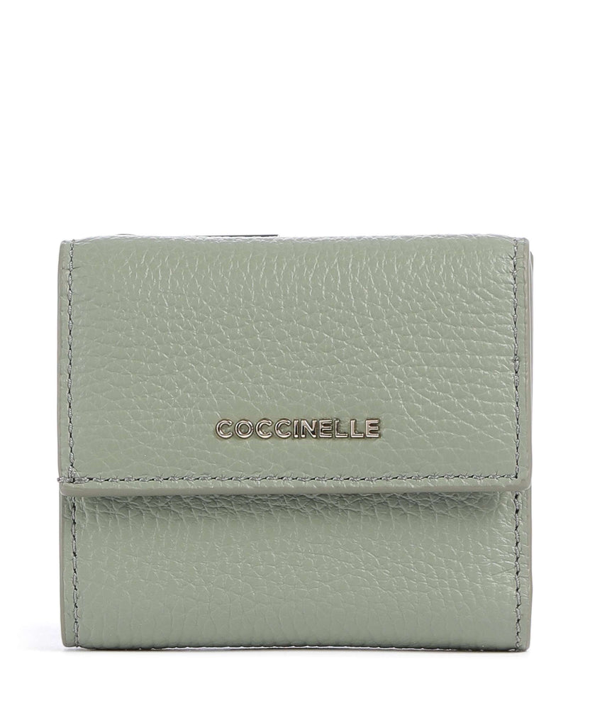 Coccinelle Metallic Soft RFID Wallet greenery