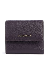Coccinelle Metallic Soft RFID Wallet prune