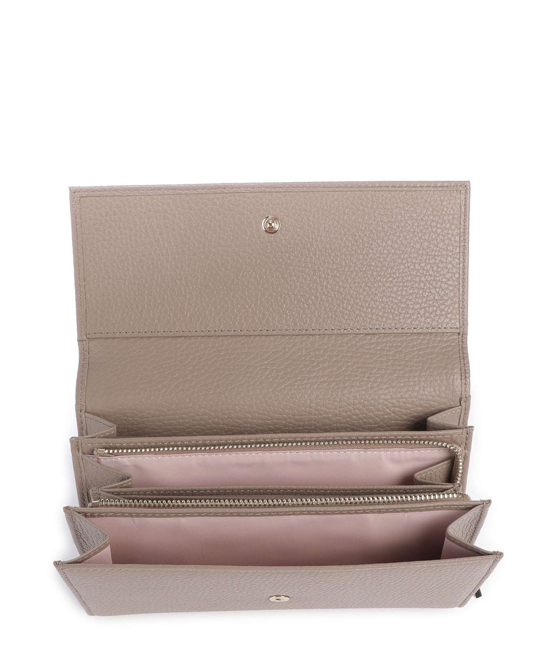 Coccinelle Metallic Soft Wallet warm taupe