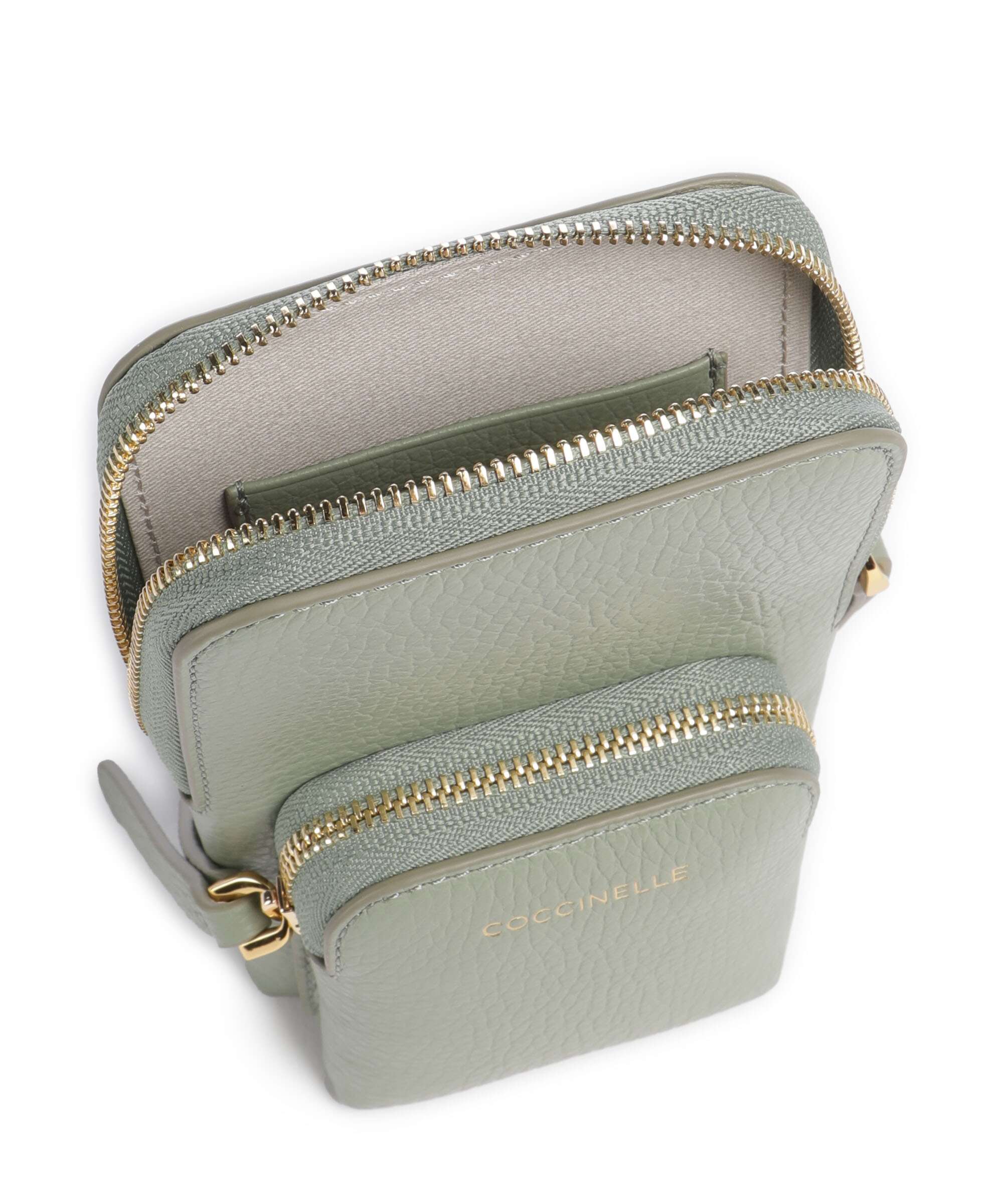 Coccinelle Pixie Phone bag greenery
