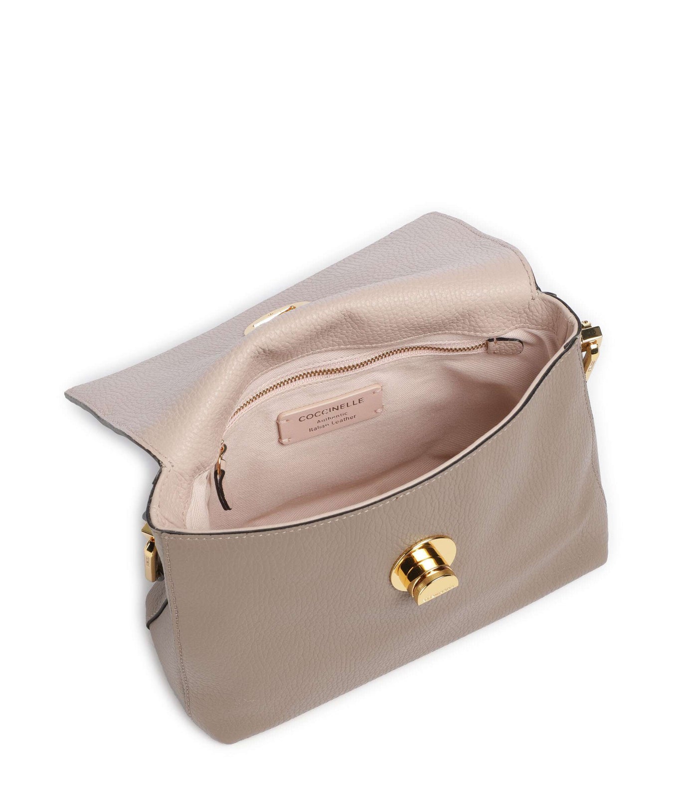 Coccinelle Liya Crossbody bag warm taupe/rosette