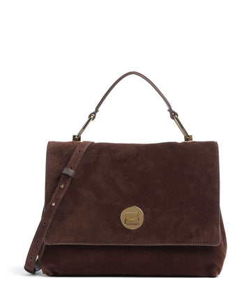 Coccinelle Liya Suede Torbu brunette