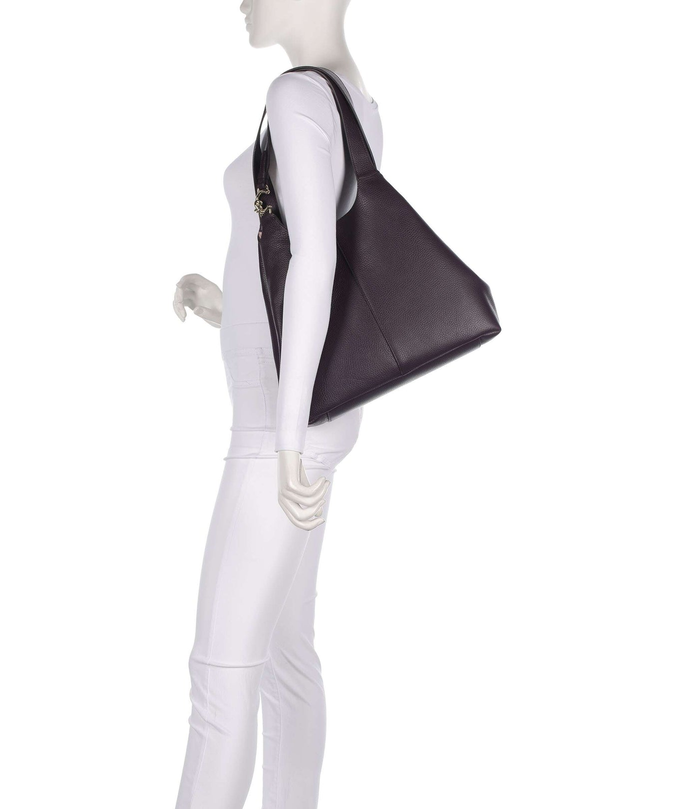 Coccinelle C-Easy Hobo bag prune