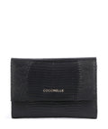 Coccinelle Metallic Lizard Wallet noir