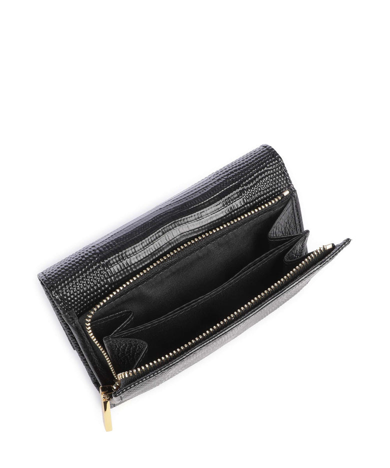 Coccinelle Metallic Lizard Wallet noir