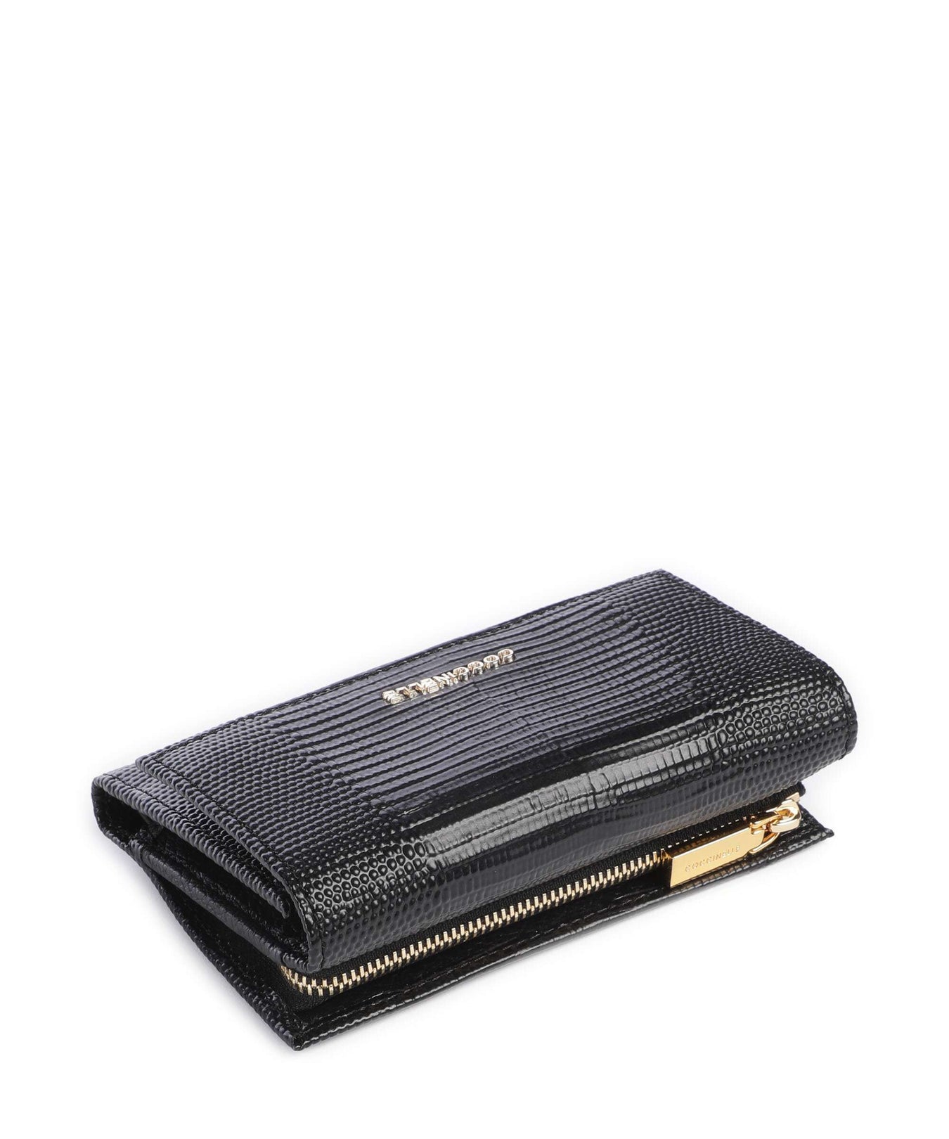 Coccinelle Metallic Lizard RFID Wallet noir