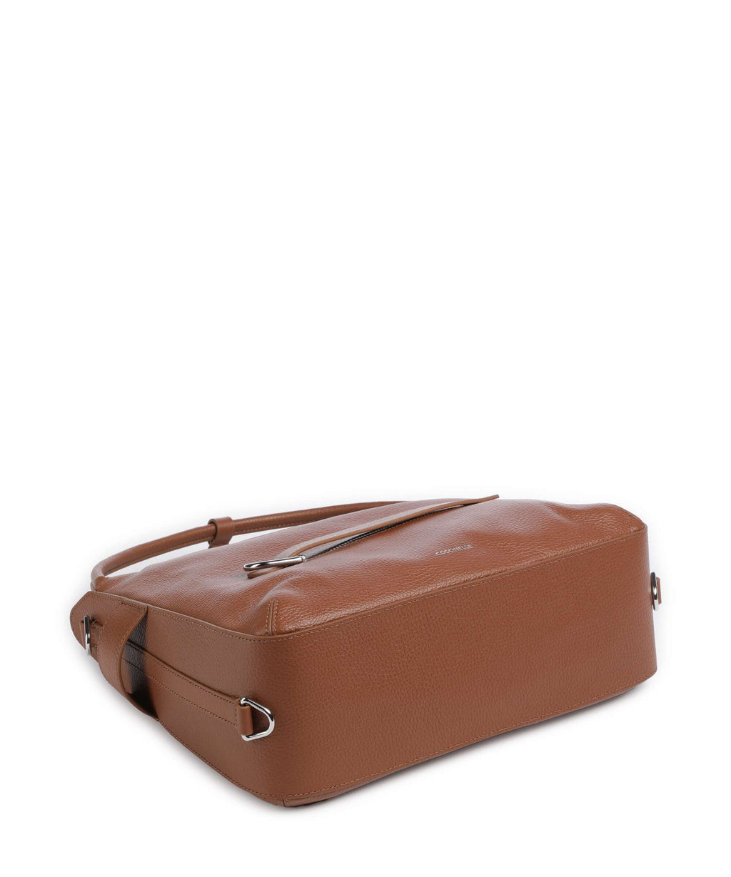 Coccinelle Gretel Ribbon Hobo bag cognac