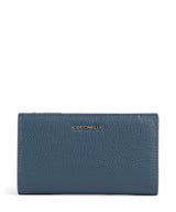 Coccinelle Metallic Soft RFID Wallet deep blue