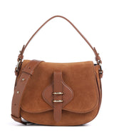 Coccinelle Mavery Suede Torbu cognac
