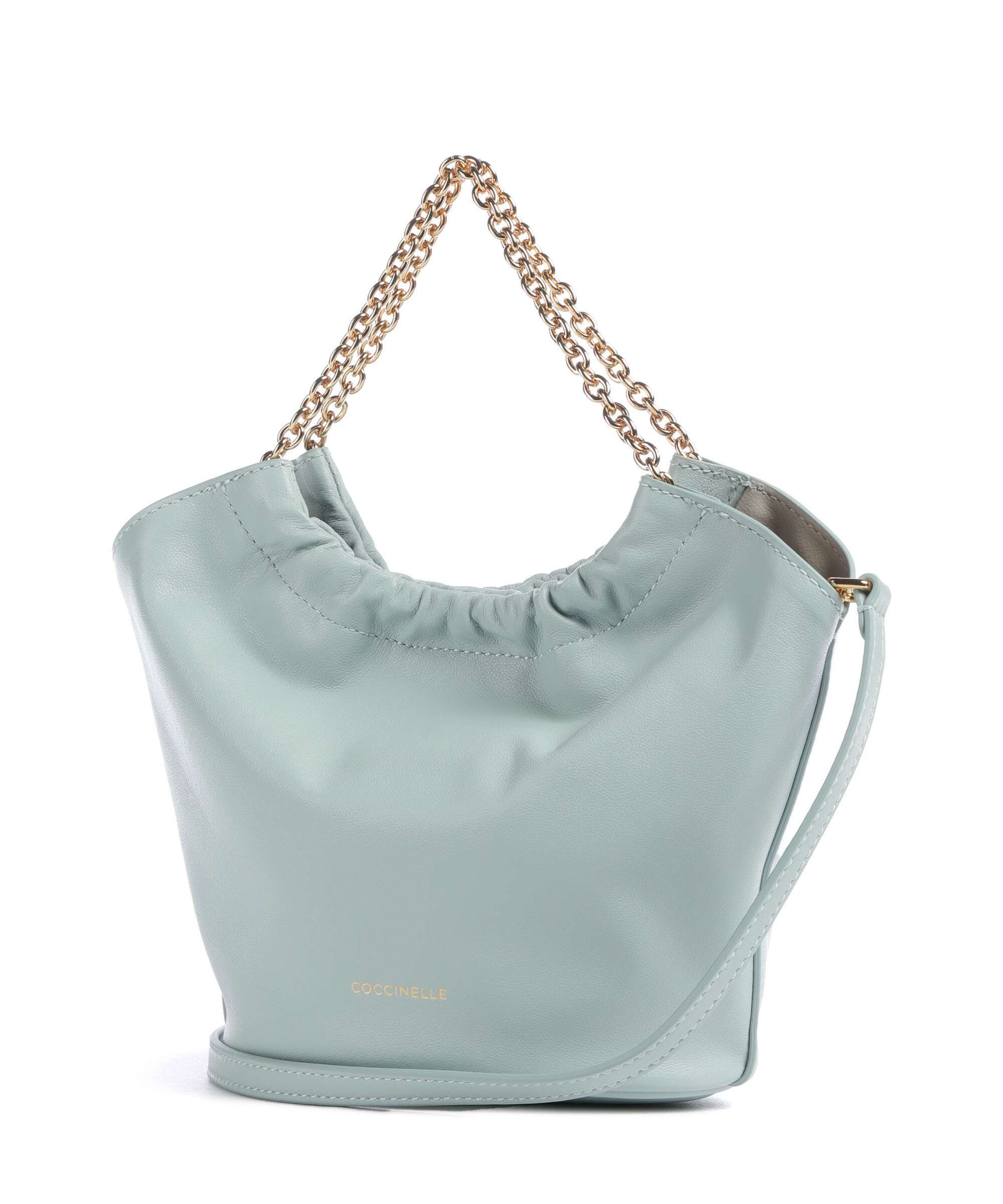 Coccinelle Smash Bucket bag aquamarine