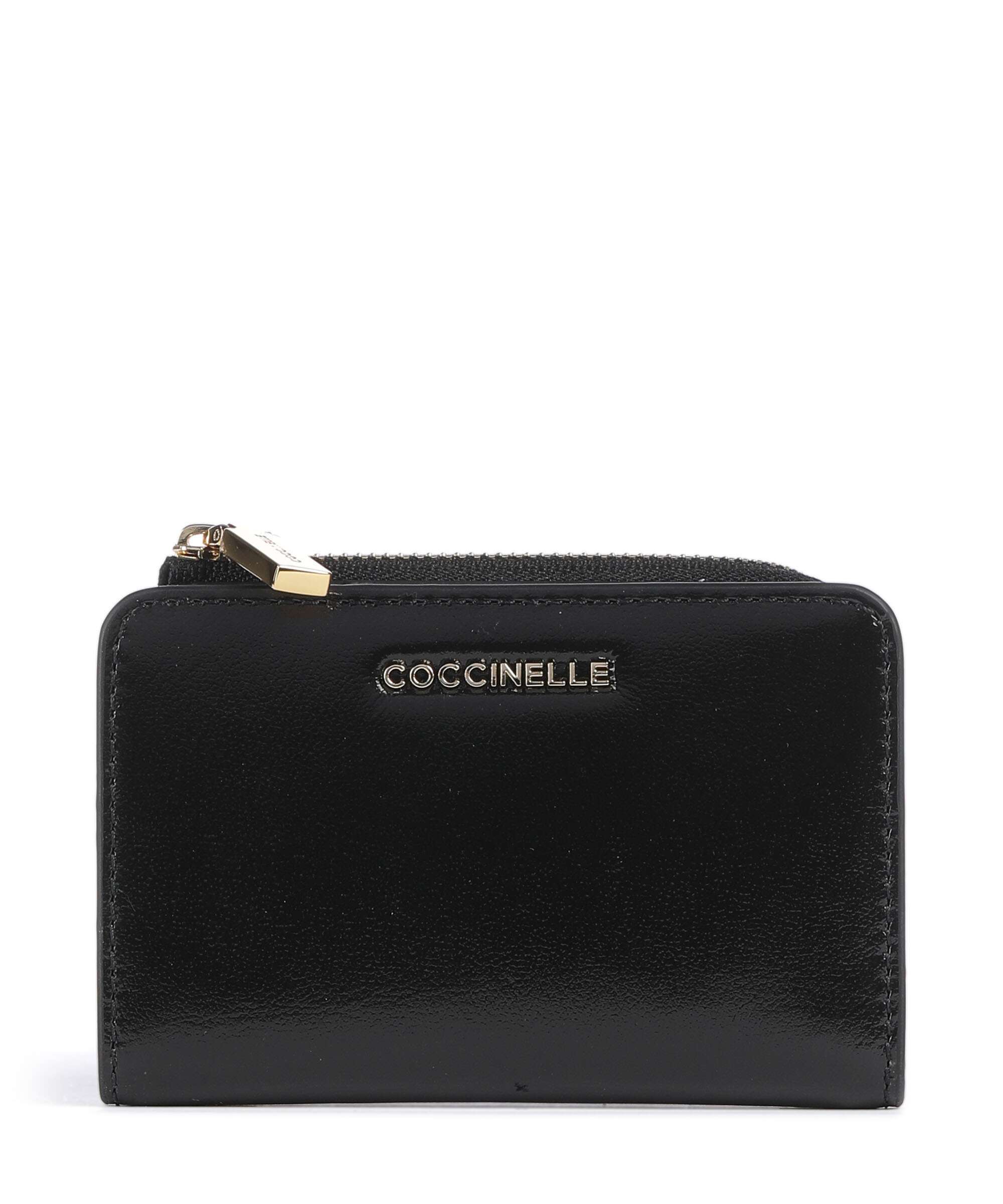 Coccinelle Metallic Shiny Smooth RFID Wallet noir