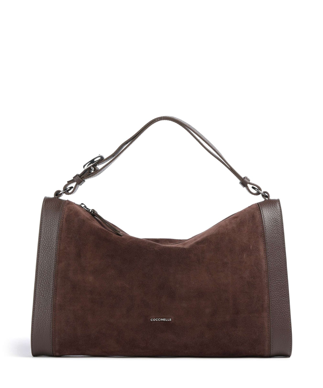 Coccinelle Elinor Suede Hobo bag brunette
