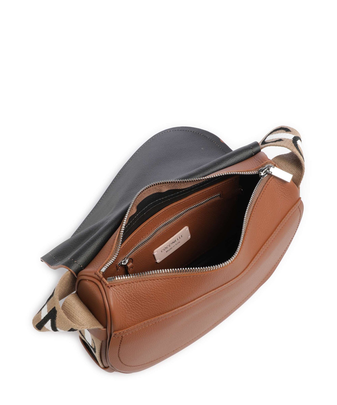 Coccinelle Raquel Shoulder bag cognac/noir