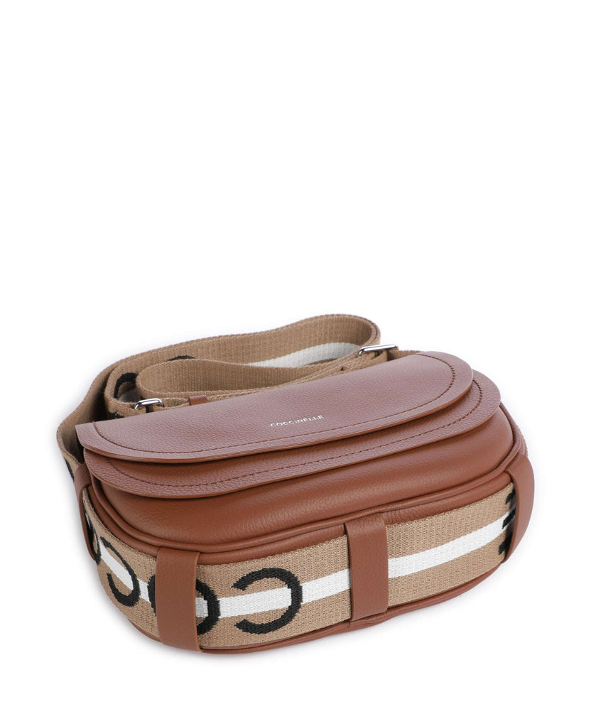 Coccinelle Raquel Crossbody bag cognac/noir