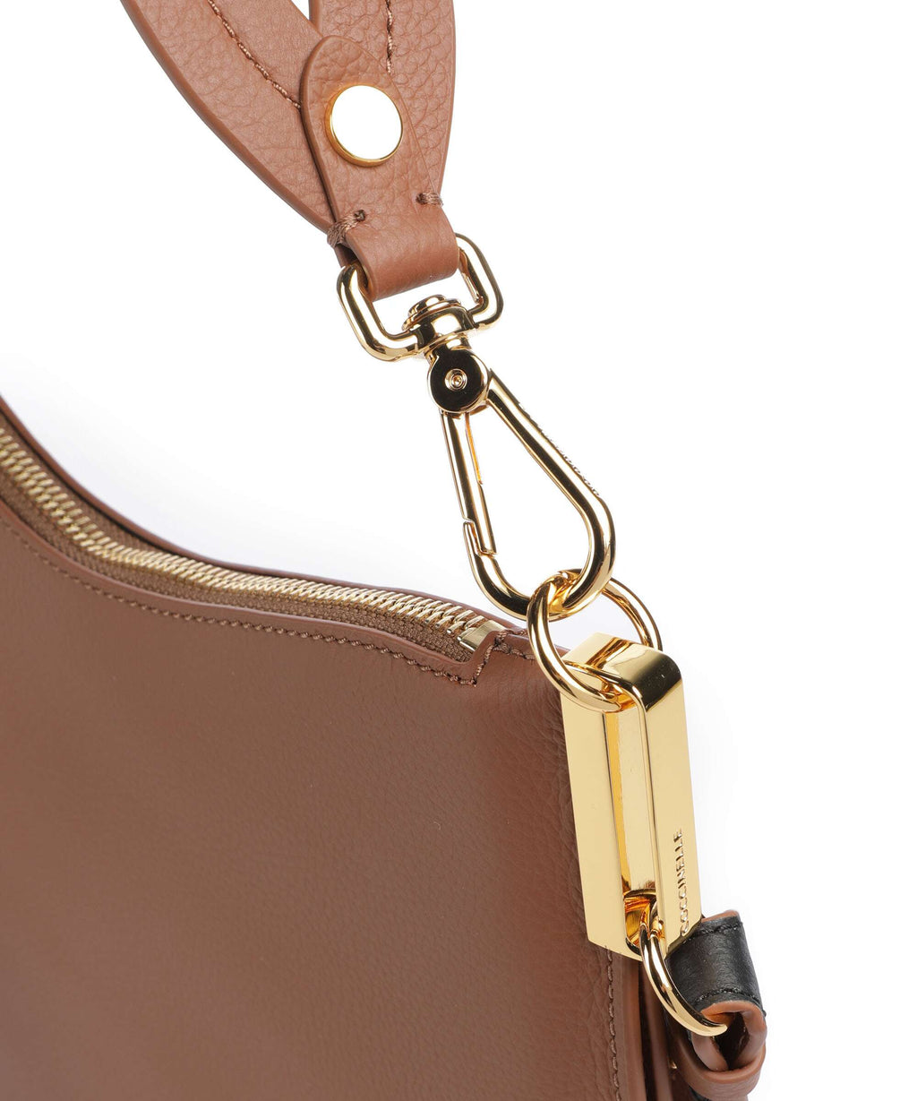 Coccinelle Sunup Hobo bag cognac/noir