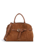 Coccinelle Sabine Suede Torbu cognac