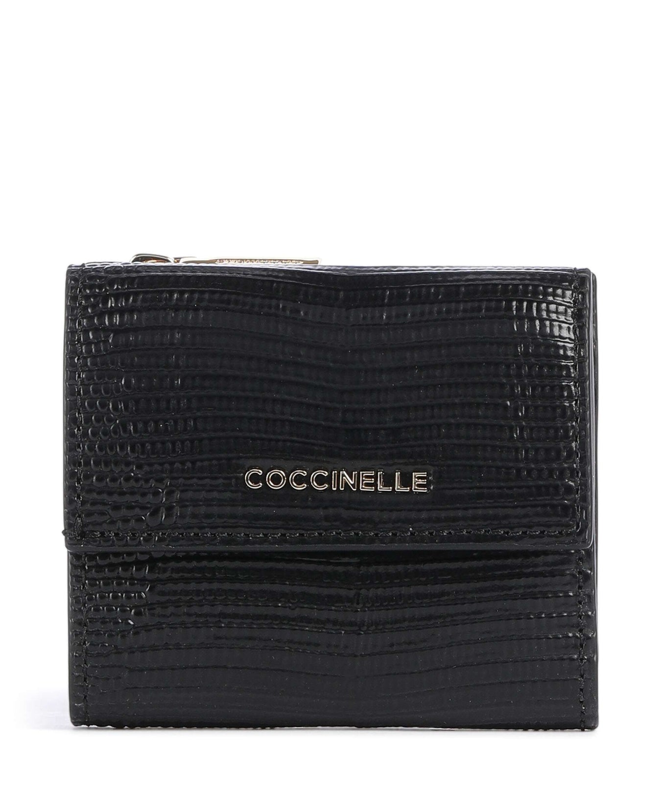 Coccinelle Metallic Lizard RFID Wallet noir