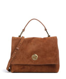 Coccinelle Liya Suede Torbu cognac
