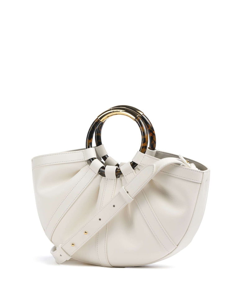 Coccinelle Shell Handbag pearl