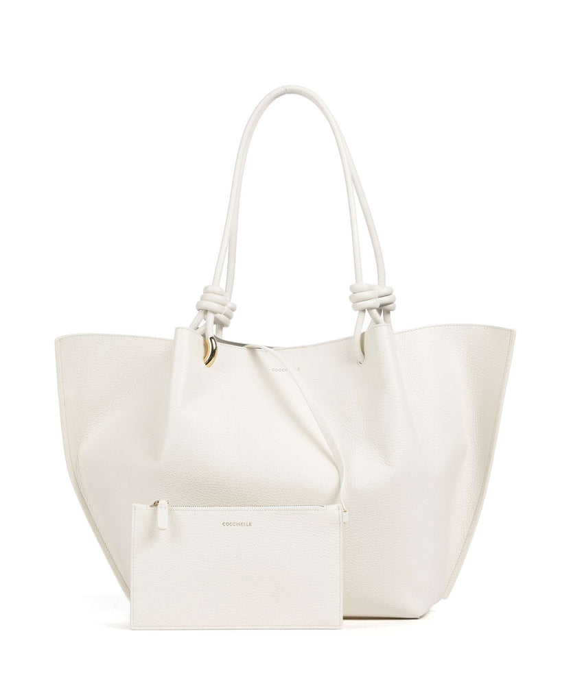 Coccinelle Finn Tote bag pearl