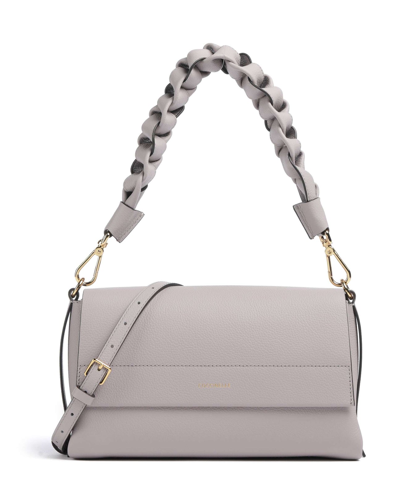 Coccinelle Boheme Grana Double Shoulder bag oyster/pearl