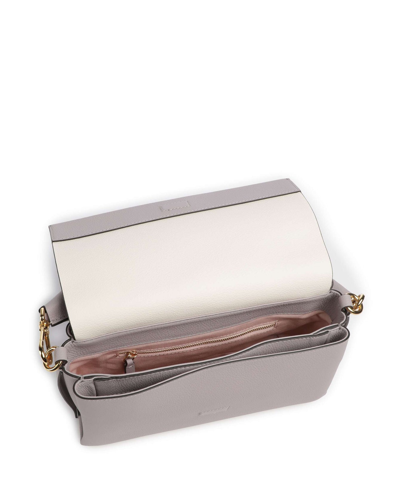 Coccinelle Boheme Grana Double Shoulder bag oyster/pearl