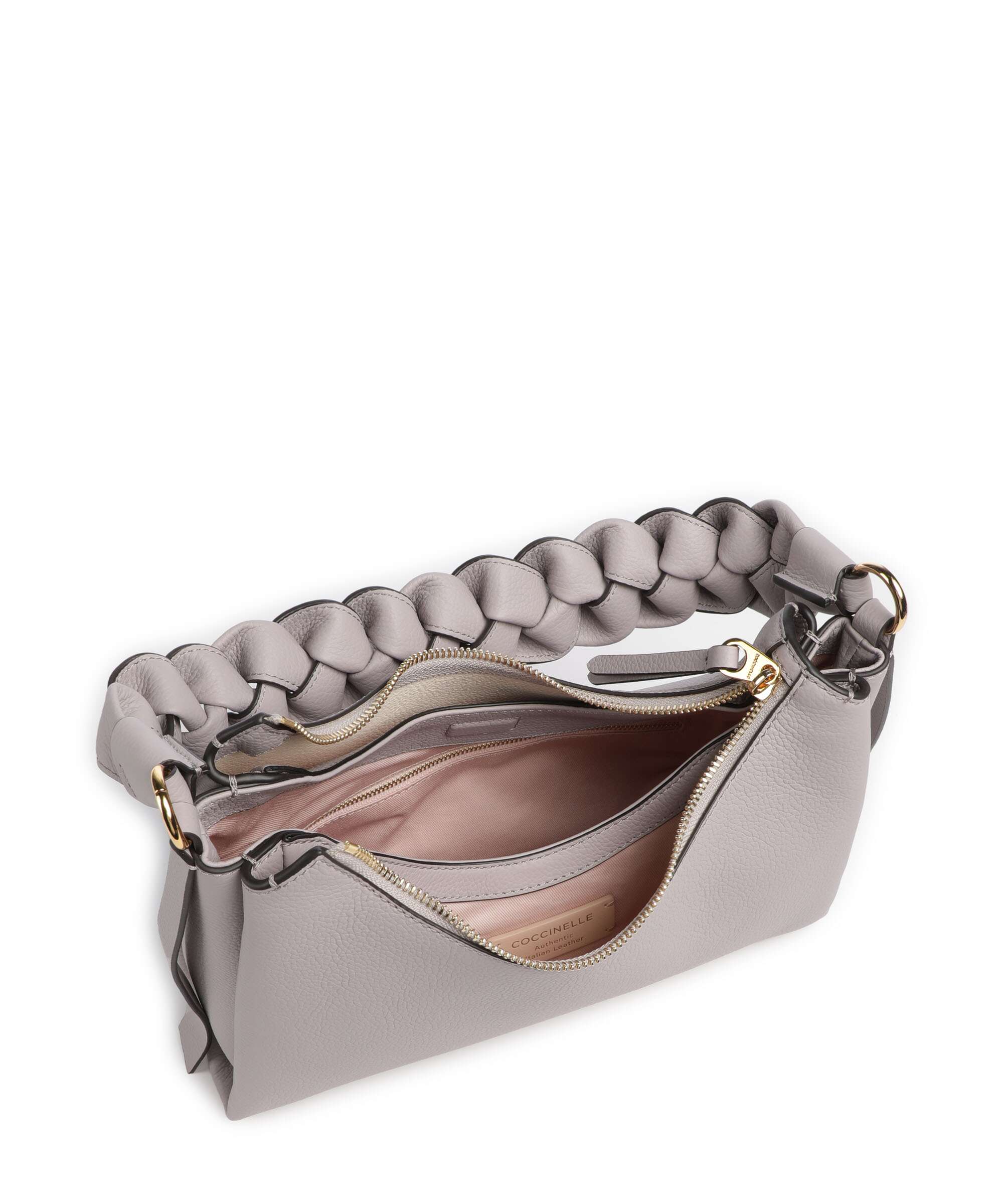 Coccinelle Boheme Grana Double Shoulder bag oyster/pearl