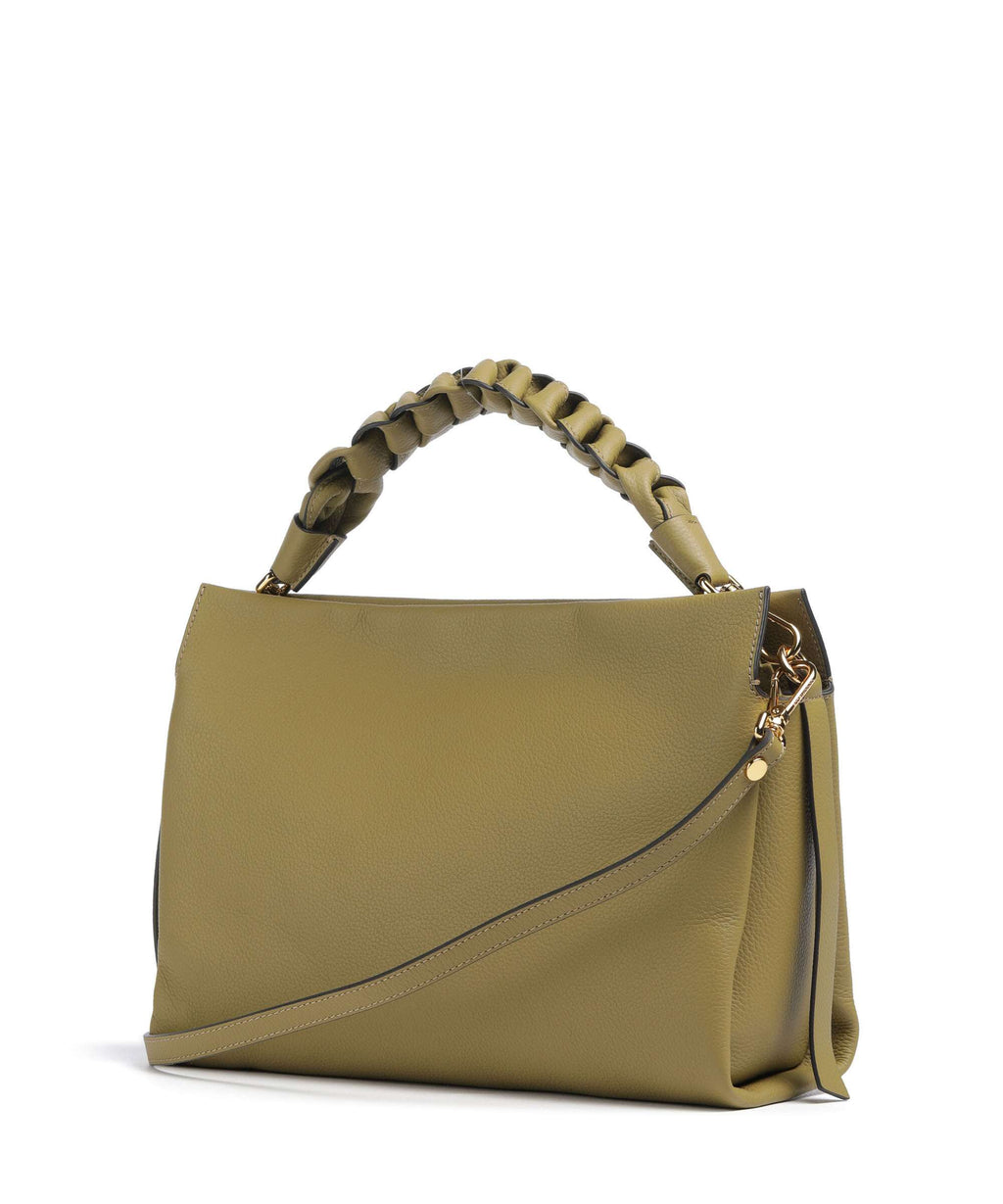 Coccinelle Boheme Grana Double Handbag seagrass/sandshell