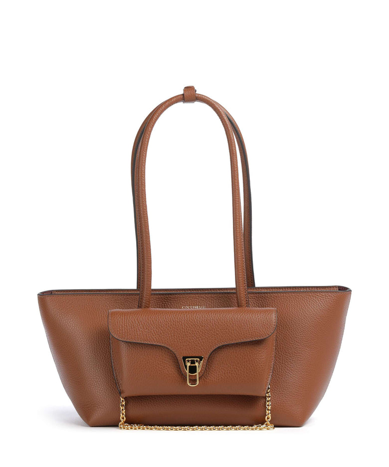 Coccinelle Beat Double Shoulder bag cognac