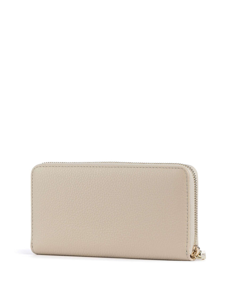 Coccinelle Metallic Soft Wallet sandshell