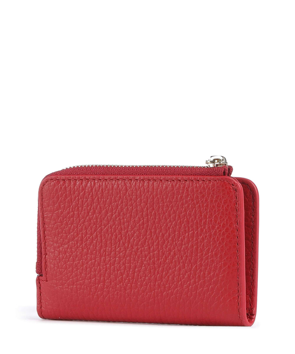 Coccinelle Metallic Soft Wallet scarlet