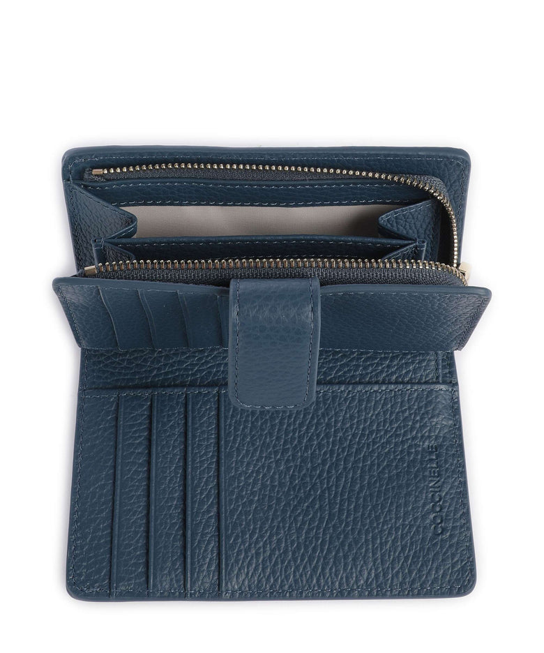 Coccinelle Metallic Soft Wallet deep blue
