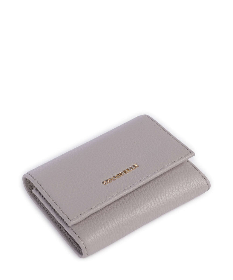 Coccinelle Metallic Soft RFID Wallet oyster