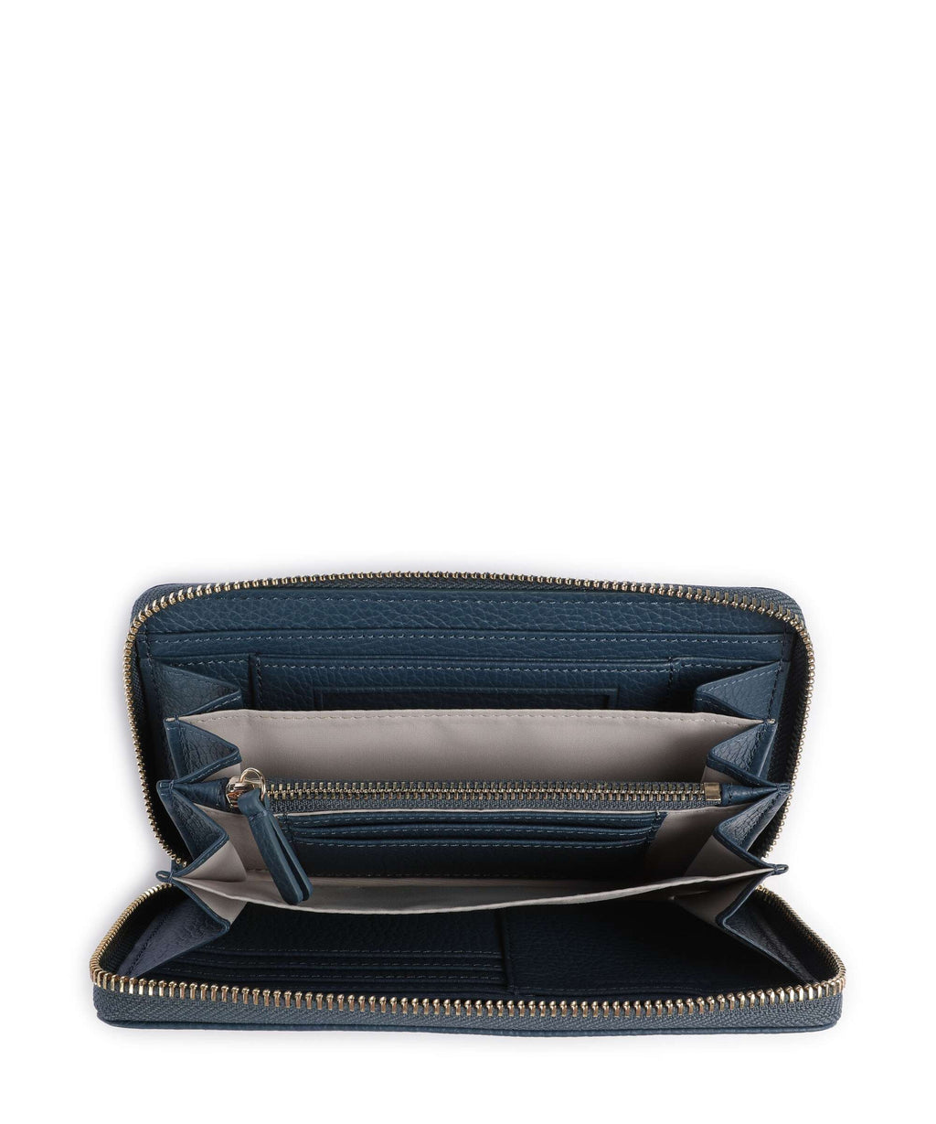 Coccinelle Metallic Soft Wallet deep blue