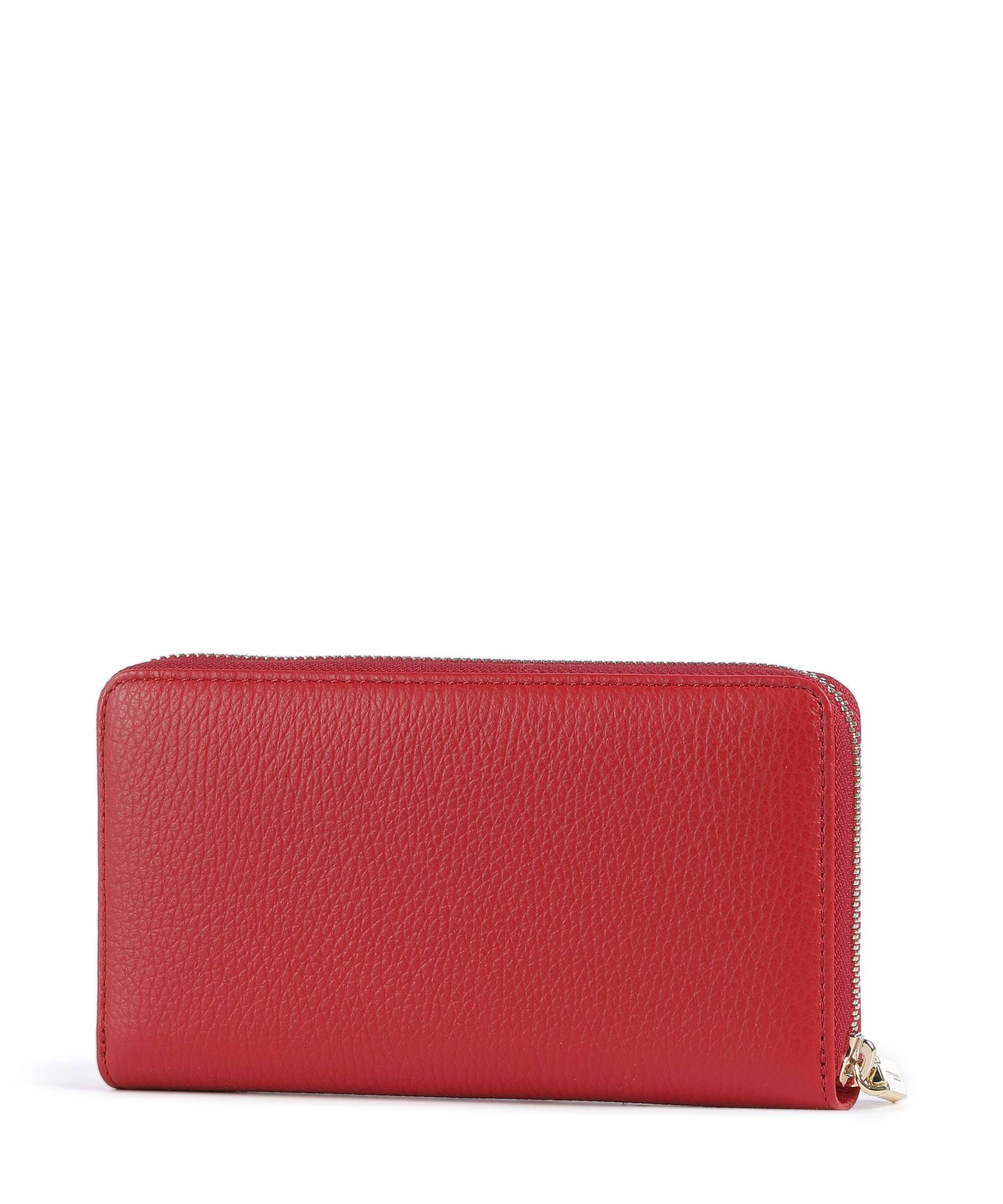 Coccinelle Metallic Soft RFID Wallet scarlet