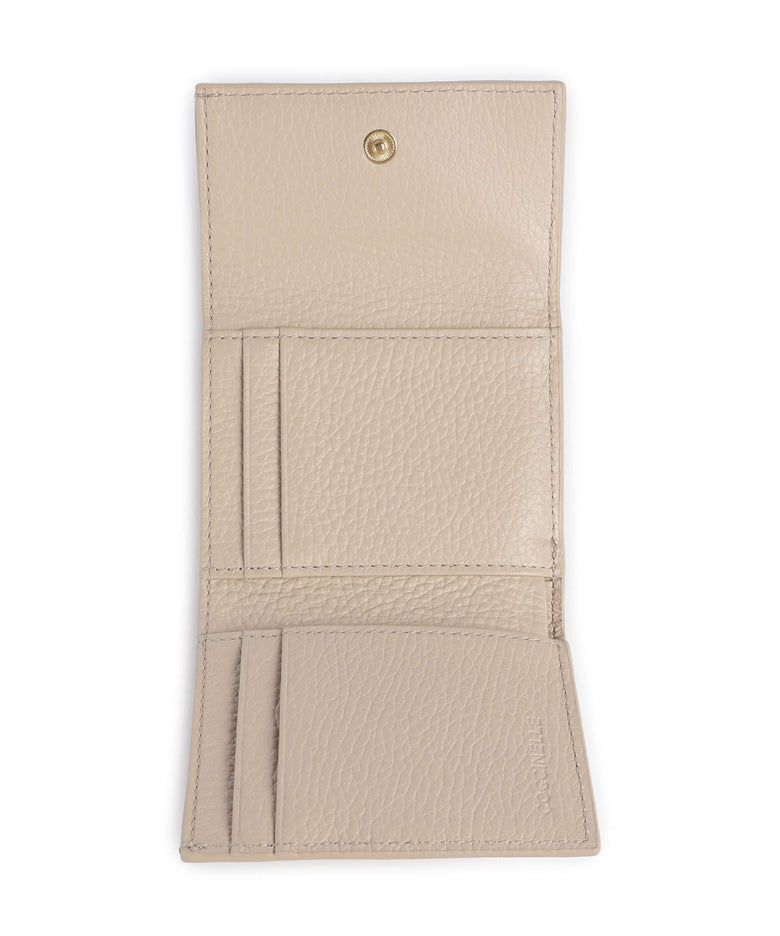 Coccinelle Metallic Soft RFID Wallet sandshell